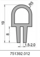 Профиль силиконовый 751392.012